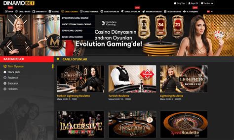 Dinamobet casino login